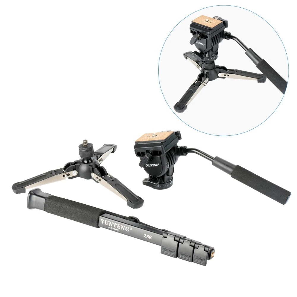 YunTeng VCT 288 Monopod 2 az 1ben háromlábú állvány eMAG.hu