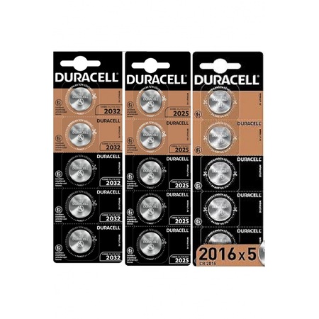 Бутонна батерия литиева CR2025 3V 5 бр. в блистер DURACELL /цена за 1 ...