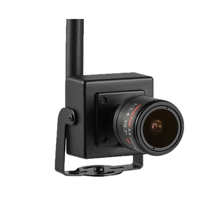 Mini Camera Super HD 2560x1440p,5M, Senzor Sony IMX323, Zoom optic 4x, WiFi, H265, Detectie miscare, Suporta 128 GB