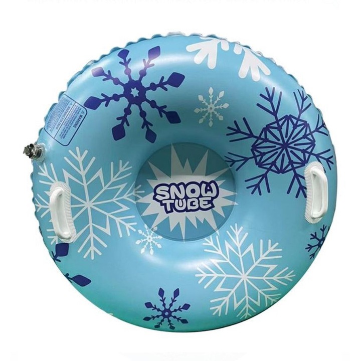 Детска снежна топка, надуваема, синя, 26x7x19см
