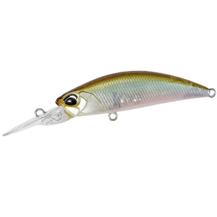 Csali DUO Ryuki 50 MDF 5cm 3,4g GEA3006 Ghost Minnow, pisztránghoz, domolykó vagy süllő horgászathoz