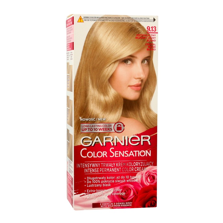 Боя за коса Garnier Color Sensation, 9.13, Cristal Blond