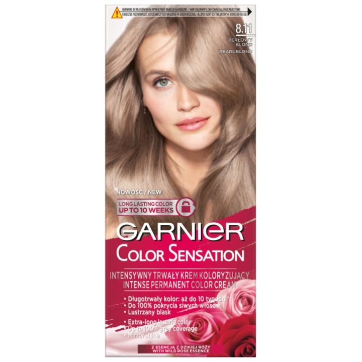 Színes hajkrém, Garnier, Color Sensation, 8.11, Pearl Blond