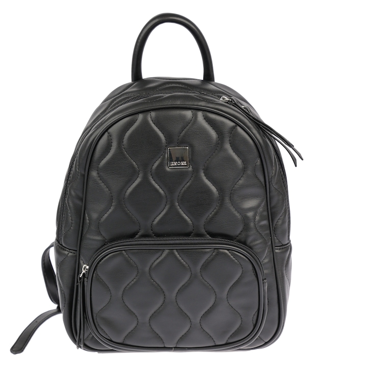 Rucsac de dama Natalia Lamonza 24X11X28 cm negru