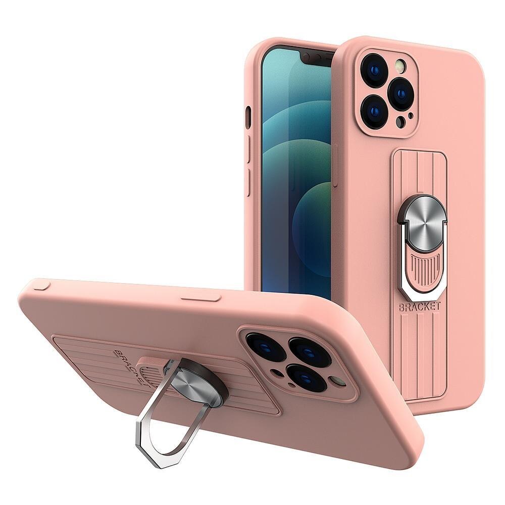 Case Roz Carcasa Ring Case compatibila cu Samsung Galaxy S22 Plus, Roz - eMAG.ro