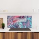 Стъклен панел за гръб на кухня, ARTHUB, Abstract Blue Objects, 60x150cm