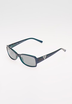 GUESS Ochelari de soare negru cu verde englez GUESS Ochelari de soare negru cu verde englez