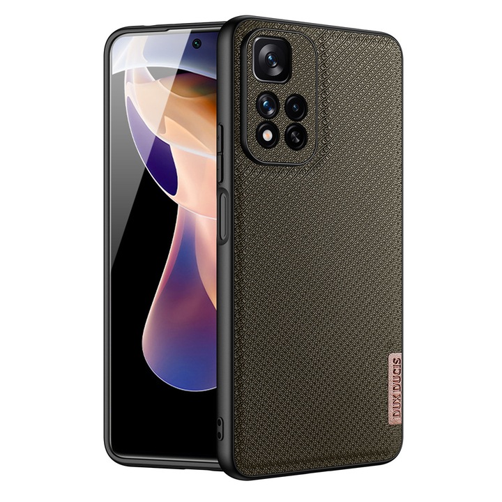 Dux Ducis tok Xiaomi Redmi Note 11 Pro Plus 5G/11 Pro 5G/ Mi11i / Poco X4 NFC 5G telefonhoz, zöld