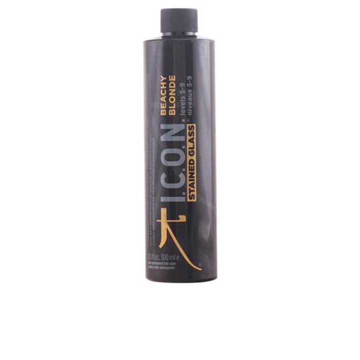 Félpermanens hajfesték, Ikon, Ólomüveg, 300 ml, Beachy Blonde 5-9