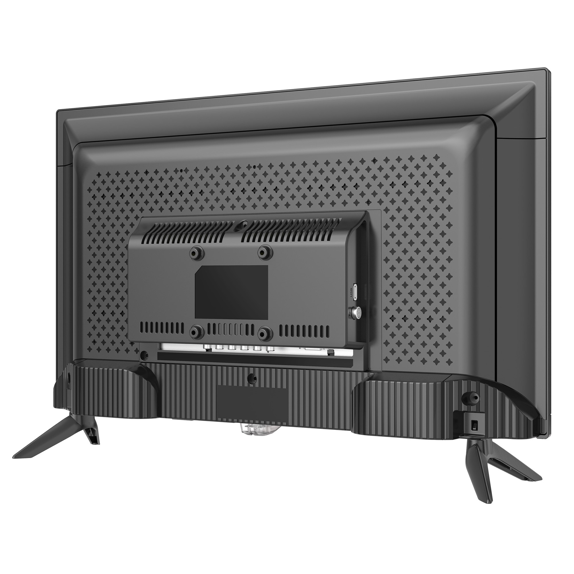 Kiano Slim TV Travel Televizor 24" inch | LED HD TV 1366 x 768 |60 cm | Incarcator auto | HDMI USB | Dolby Audio | Tuner Triplu DVB-T2 - Cel mai bun pentru camioane si rulote