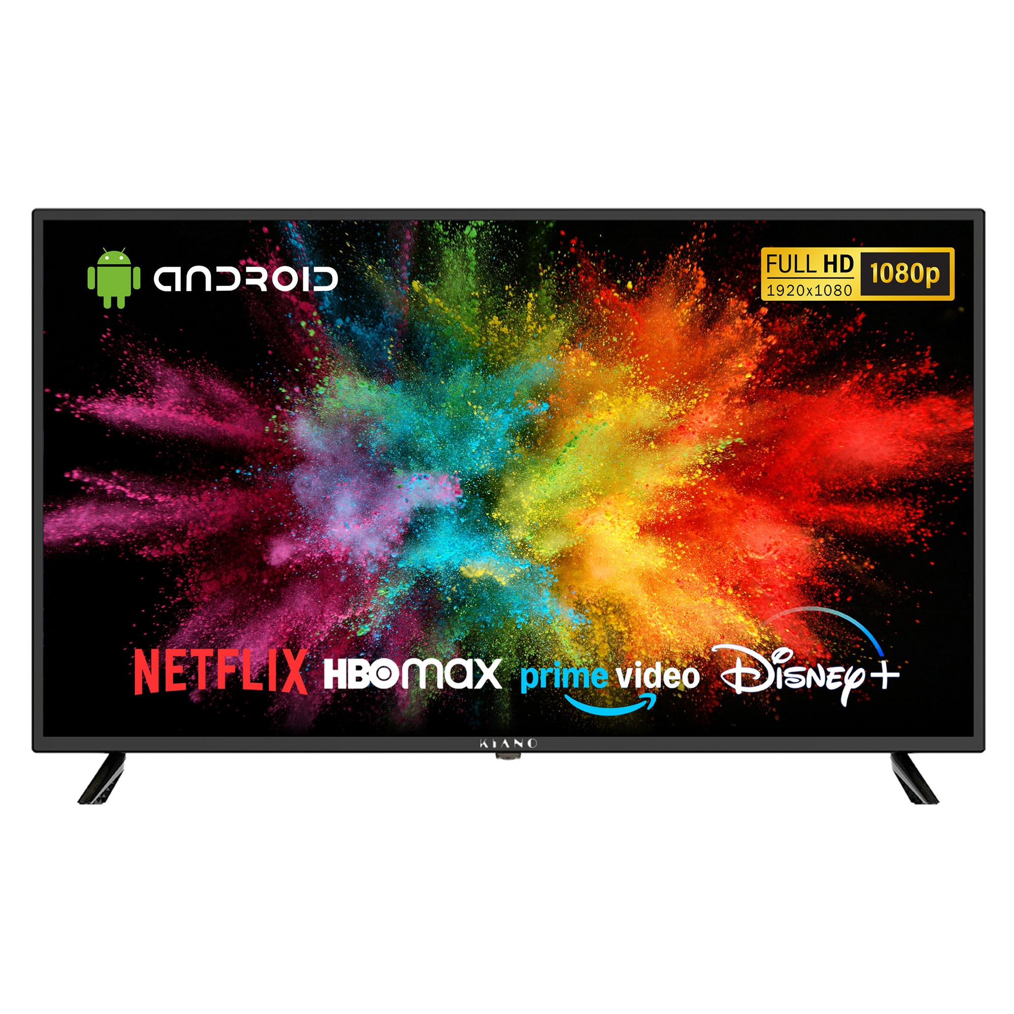 Televizor Kiano Smart 40" DLED FHD 1920x1080 Mpx | 100cm | Smart TV ANDROID 9.0, WiFi, Dolby Audio, Dolby Digital Plus, 3xHDMI | CLASA G