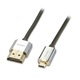 Кабел Lindy LY-41682, HDMI - microHDMI, 2м, Черен