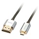 Кабел Lindy LY-41682, HDMI - microHDMI, 2м, Черен