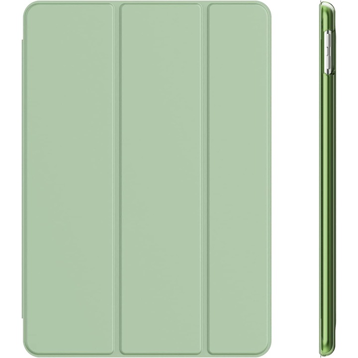 Калъф Sigloo, за таблет iPad, 10.2 инча модел 9/8/7 2021/2020/2019 с функция събуждане/сън, ментово зелен