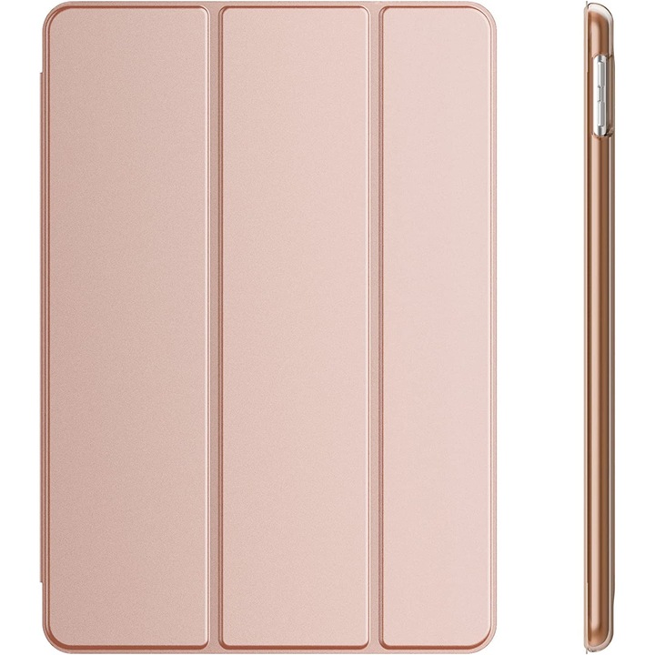 Калъф Sigloo, за таблет iPad, 10.2 инча модел 9/8/7 2021/2020/2019 с функция събуждане/сън, Розов