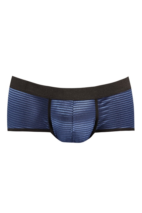 Chiloti jockstrap barbati, Anais, Poliamida, Albastru/Negru
