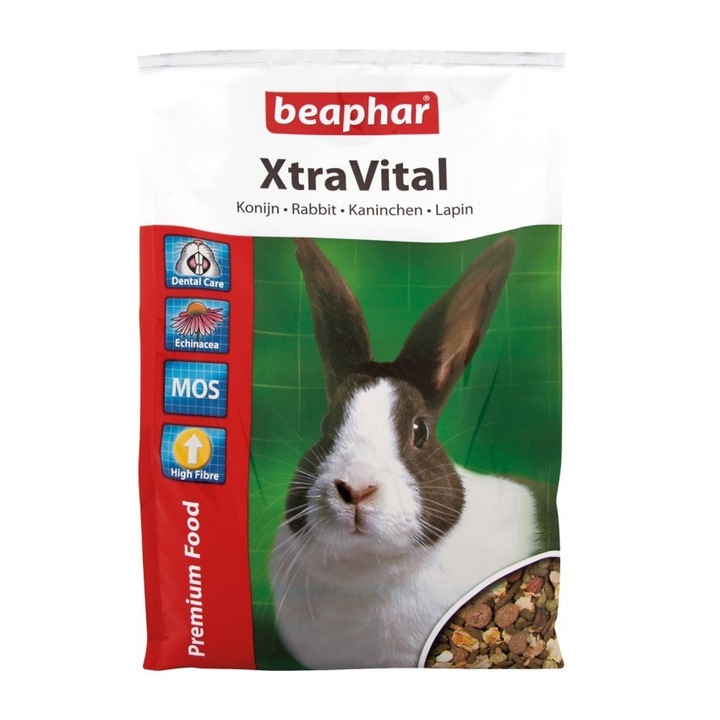 Mancare pentru Iepuri Xtra Vital, Beaphar, 2.5 kg