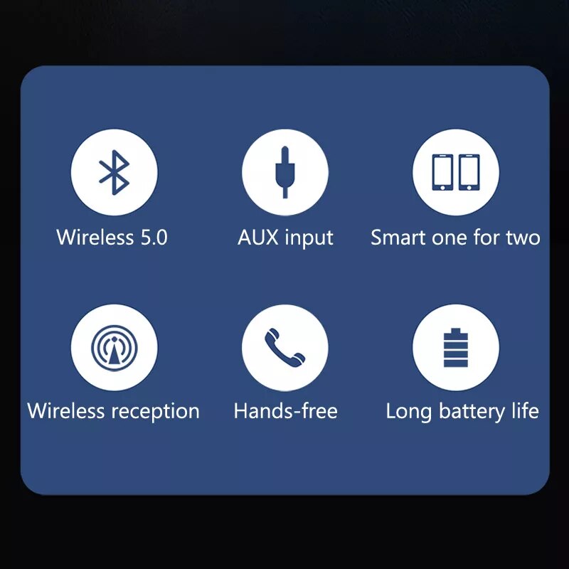 Адаптер за Bluetooth аудио приемник, Bluetooth 5.0, за кола, слушалки и ...