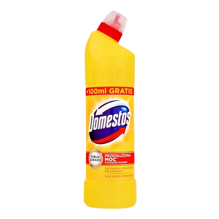 WC-fertőtlenítő, Domestos, Citrus Fresh, 750 ml