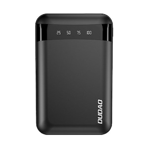 Powerbank Dudao K3Pro Mini, 10000mAh, 2 porturi USB, Negru