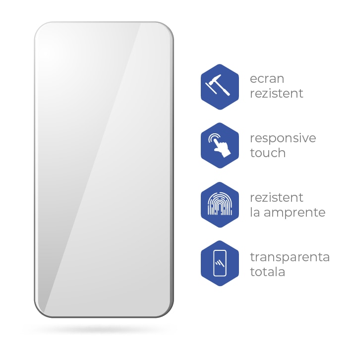 Folie de protectie A+ pentru Samsung S23 Plus / S22 Plus, 2.5D, din sticla securizata, duritate 9H