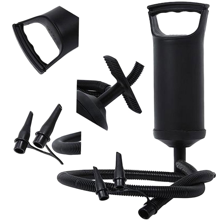 Pompa pentru saltea, 80 cm, 222 g, Negru