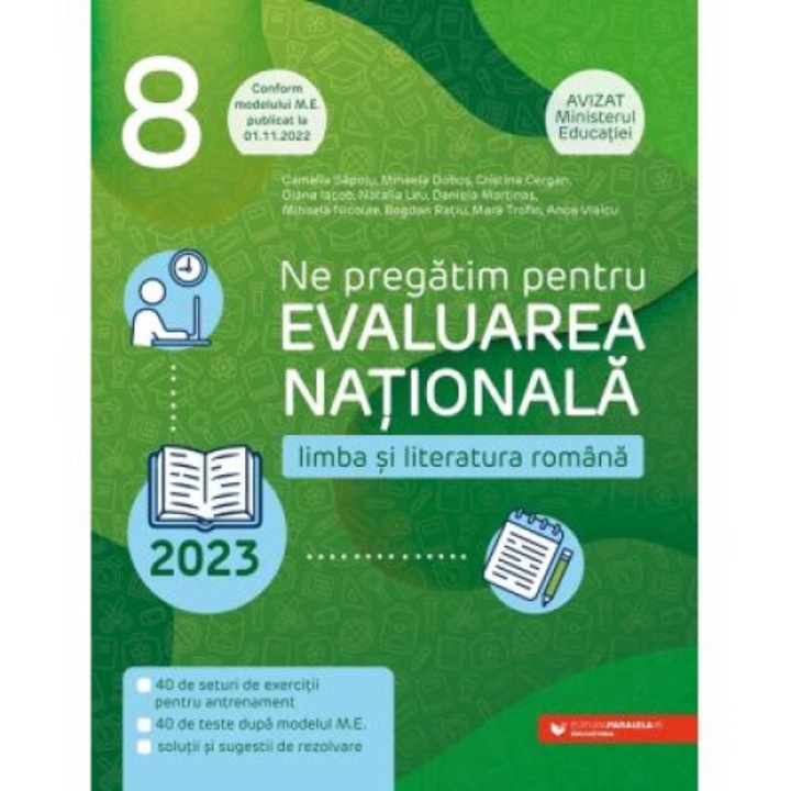 Ne pregatim pentru Evaluarea Nationala 2023. Limba si literatura romana Clasa 8 - Cristina Cergan