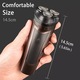 Trimmer de ras barba cu lame rotative Aorlis, Aparat de ras pentru barba, Aparat de ras, Masina de ras, Siguranta, rezistent la apa, curatare usoara, curatare sub jet de apa, waterproof, 3 lame