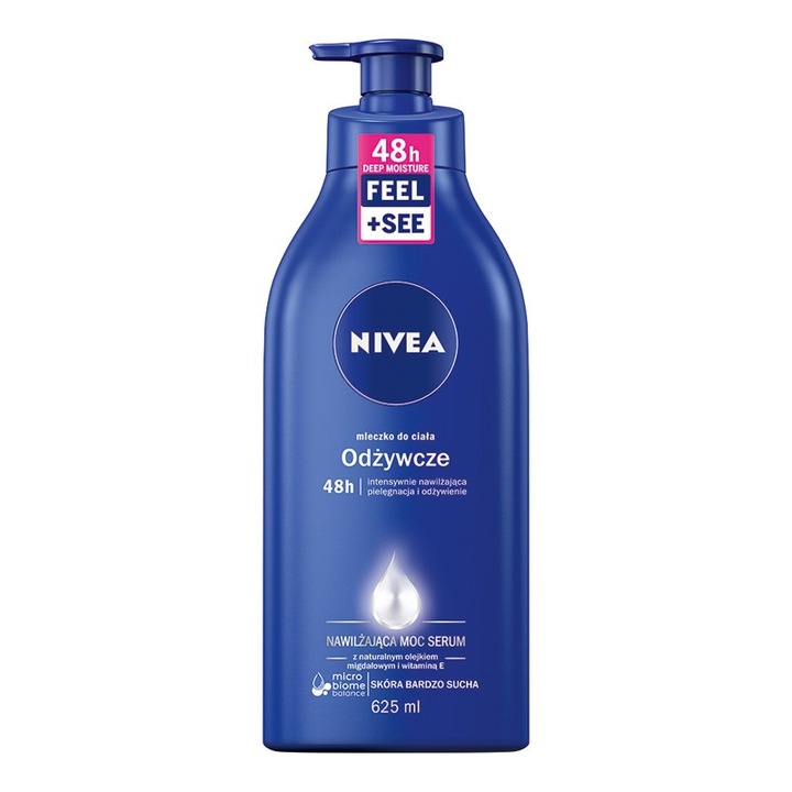 Lapte de corp, Nivea, Body Nourishing, 625 ml