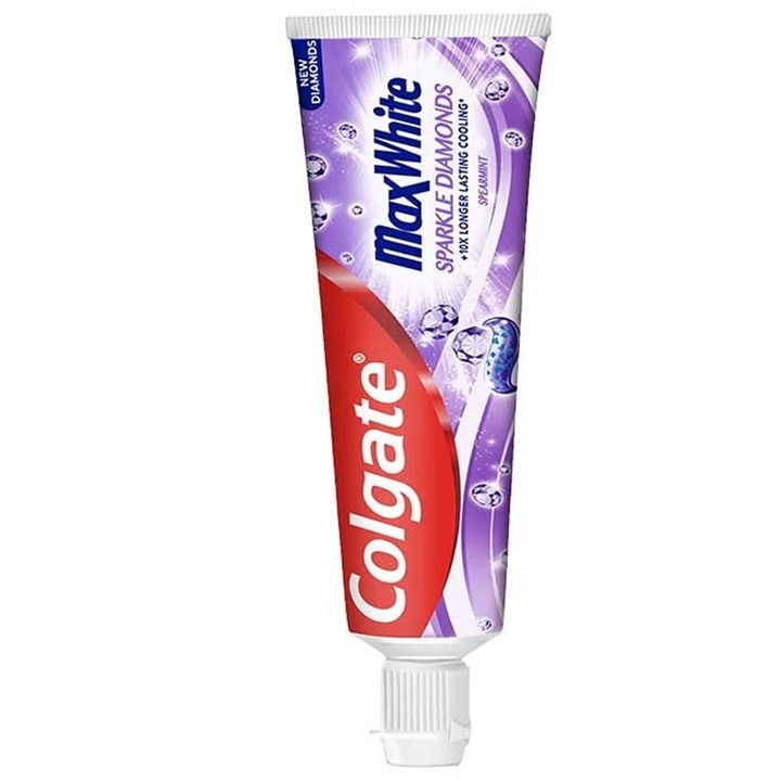 Pasta de dinti, Colgate, Max White Sparkle Diamonds, 100 ml
