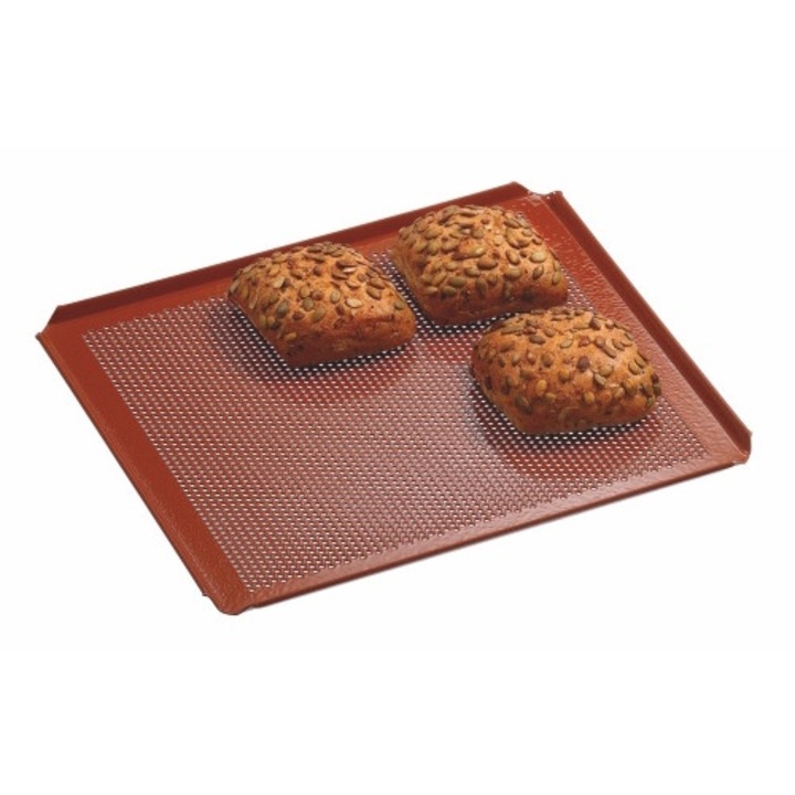 Tava pentru copt, Bartscher, Aluminiu, Maro