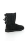 UGG, Ghete negre din piele intoarsa fara inchidere Bailey, Negru, 5