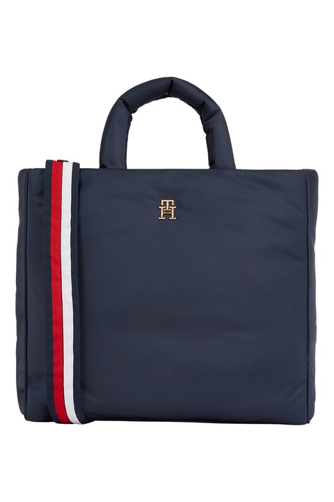 Tommy Hilfiger, Textiltáska fogantyúval és logóval, sötétkék