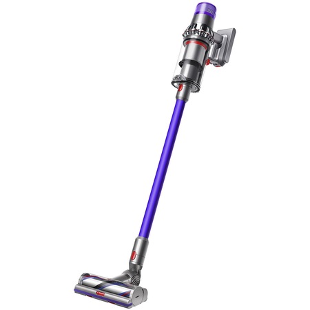 Вертикална прахосмукачка Dyson V11 Extra, 545W, 29.4V, 0.76 л, Автономия 60 минути, Никел/Син