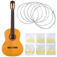 Set 6x corzi chitara clasica, Nylon/Argint, 20 g