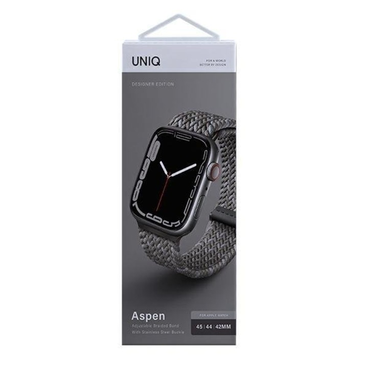 Резервна каишка Uniq Aspen за Apple Watch 40/38/41mm, Сив