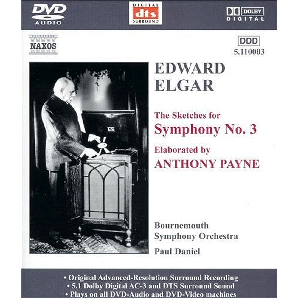 Edward Elgar - The Sketches for Symphony No. 3 - DVDA
