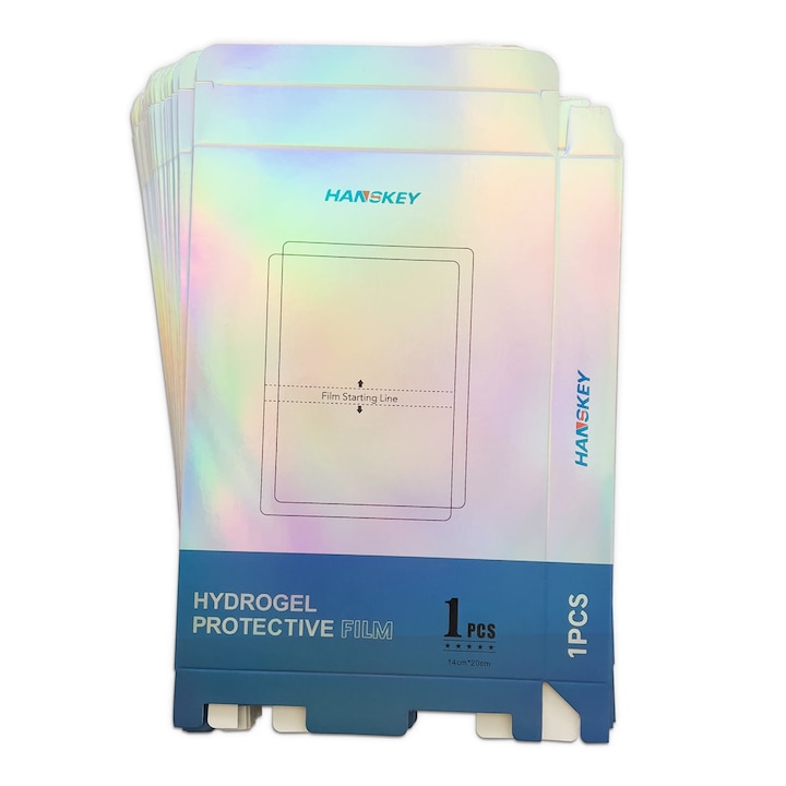 50 dobozos készlet védőfóliákhoz, Hurtel, karton, 20x14 cm, többszínű