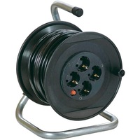 prelungitor rulat pe tambur 3x25mm 50m 3500w cordon pvc tambur plastic suport zincat topelectro-weingartner gruppe germania imagen 47_0_
0