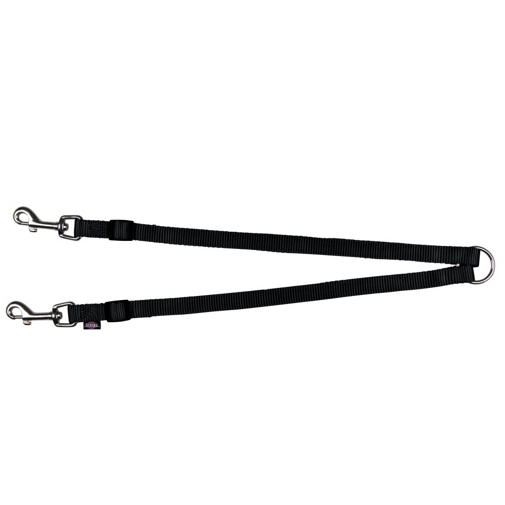 Lesa Trixie Dublu Premium Coupler 40-70 cm/15 mm Negru 20111