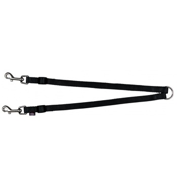 Lesa Trixie Dublu Premium Coupler 40-70 cm/15 mm Negru 20111 Lesa Trixie Dublu Premium Coupler 40-70 cm/15 mm Negru 20111