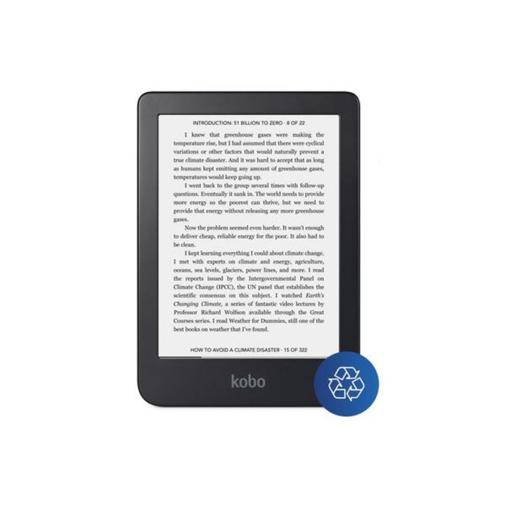 E-Book Reader Kobo Clara 2E, Ecran Carta E Ink touchscreen 6", 16GB, Wi-Fi, Bluetooth Albastru