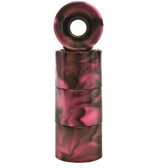 Roti Penny swirl pink/black 59mm 4 buc