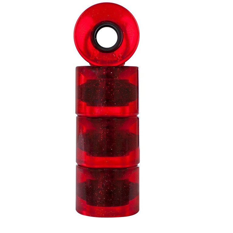 Roti Penny glitter red 59mm 4 buc