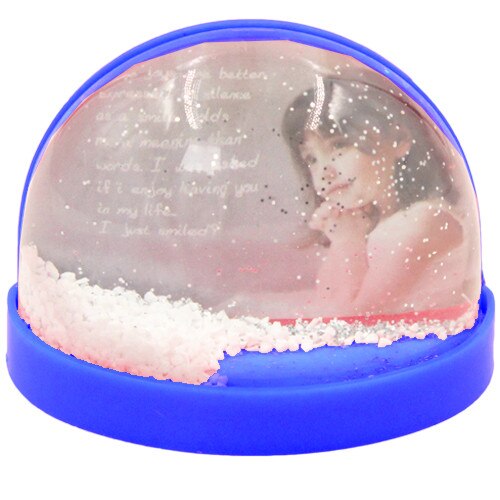 Glob magnetic personalizat cu poza preferata - personalizare inclusa
