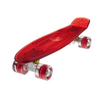 Penny board RIDGE 22 Blaze Red led red