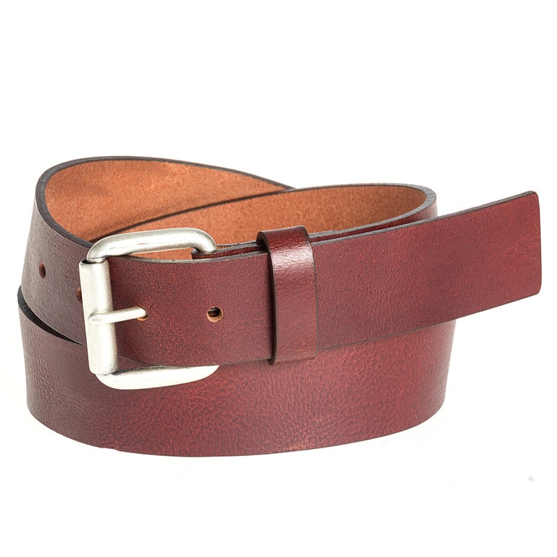 Curea maro din piele naturala, pentru barbati Amalfi, marimea 105, model A2M(Rullo)