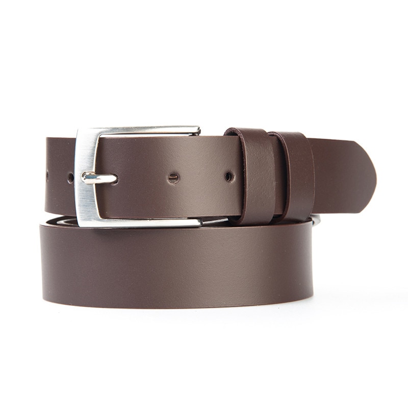 Curea maro din piele naturala, pentru barbati Amalfi, marimea 125, model D9M