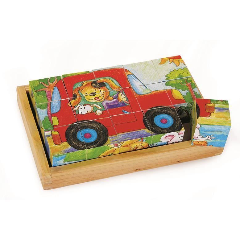 Set 15 cuburi aventura animalutelor