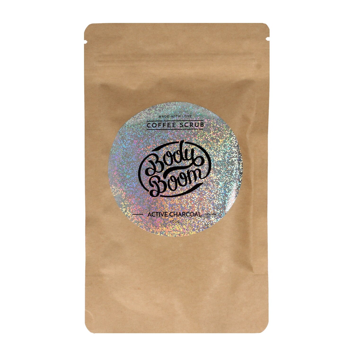 Scrub corp Body Boom Coffee Active Charcoal, 100g eMAG.ro